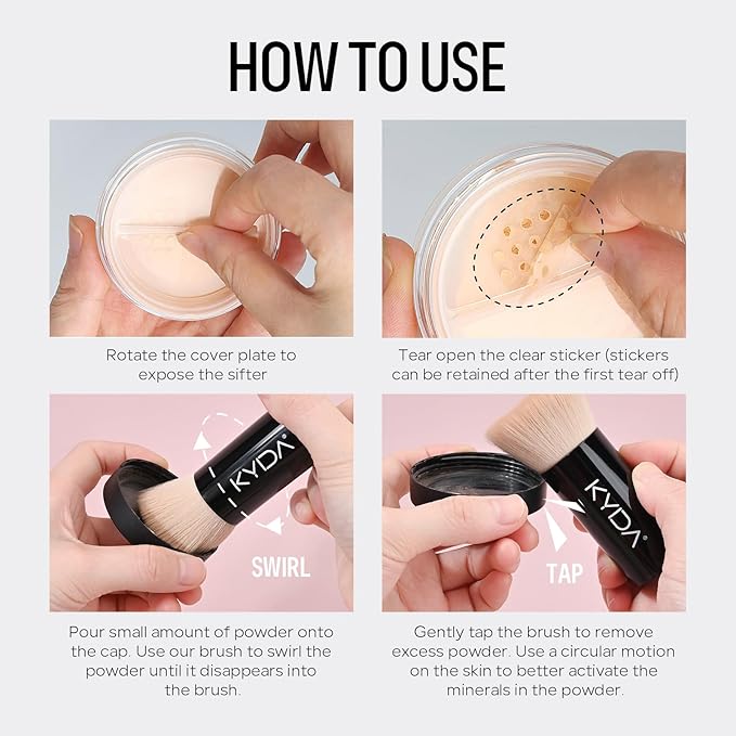 Mineral Powder Bronzer, SPF 35 Natural Glow Contour Sunscreen Loose Powder, Blendable Formula Buildable Coverage Lightweight and Oil Control Makeup Face Contour-Warmth, 0.28oz