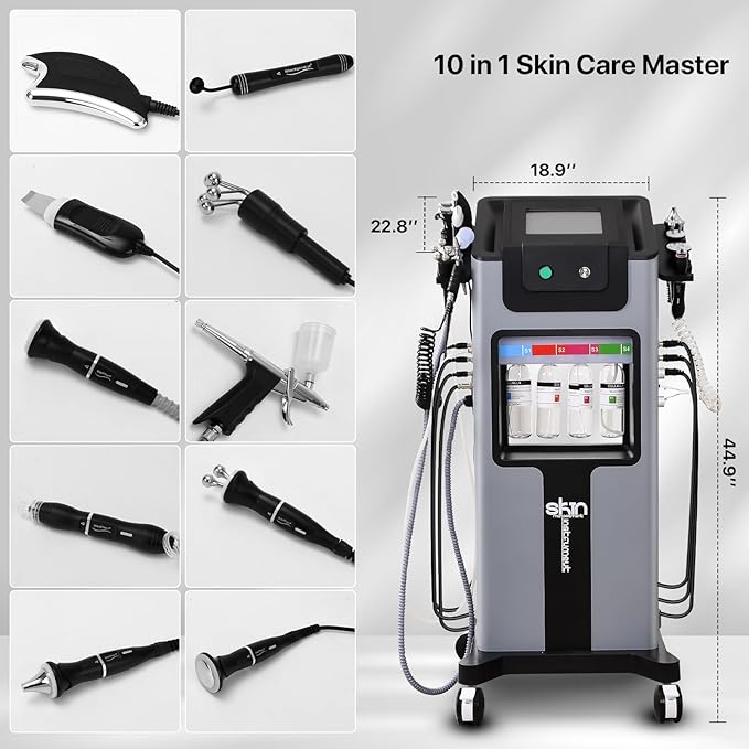 10 IN1 Skin Care Hydro Oxygen Beauty System for Home Use