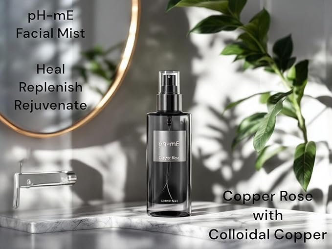 Hydrating Cleaning Face Mist, Copper Rose, Pure, Natural, Organic Ingredients Helps your Skin Reduce Wrinkles, Fine Lines, Inflammation, Acne, for Clear Beautiful Skin (2oz)