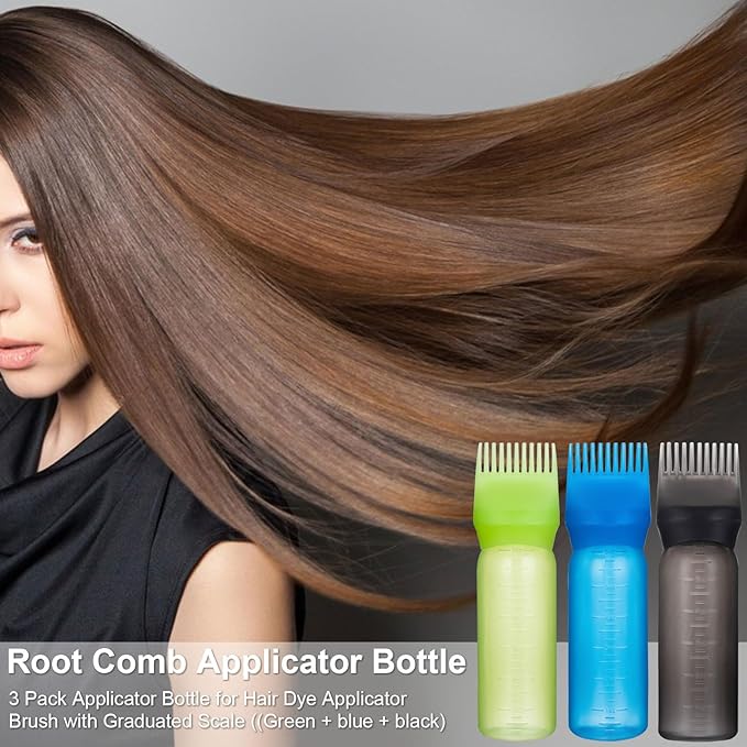 Yebeauty Root Comb Applicator Bottle,