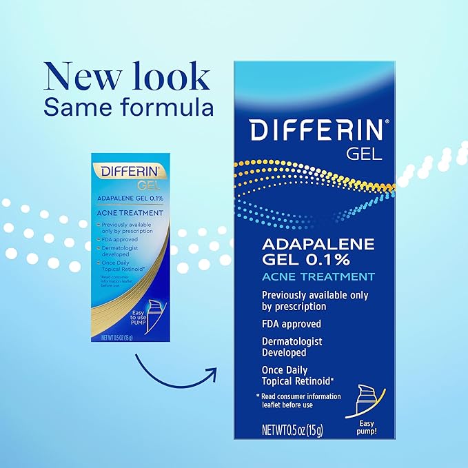 Differin acne treatment gel, 30