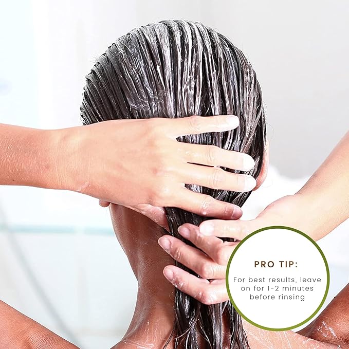 MGA Vegan Hair Conditioner - Organic Formula with Tea Tree for Healthy Hair | Hair Care Product with Natural Herbal Scent | Parabens Silicone & Sulfate Free Conditioner | Unisex | 32 Fluid Oz