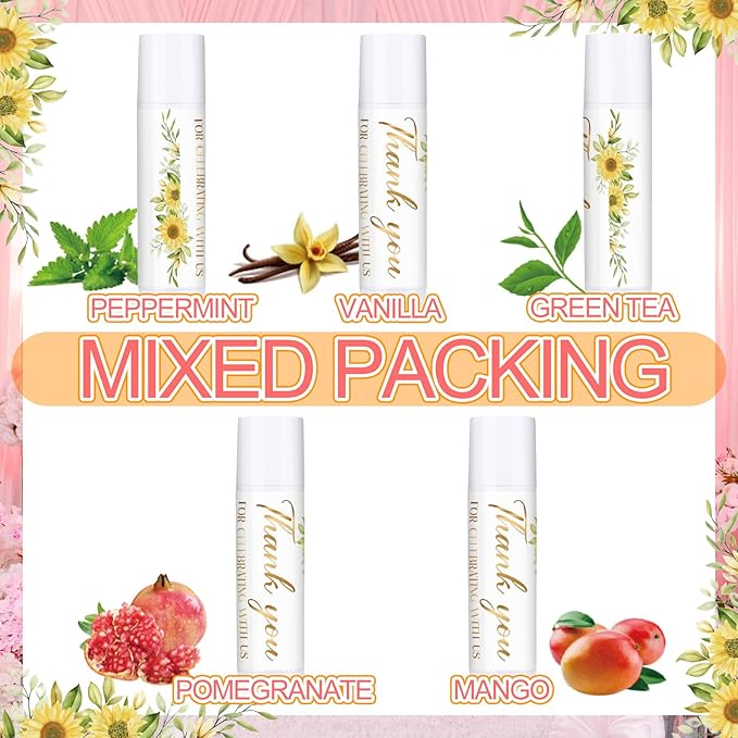 Dunzy 50 Pcs Thank You Gift (Sunflower)