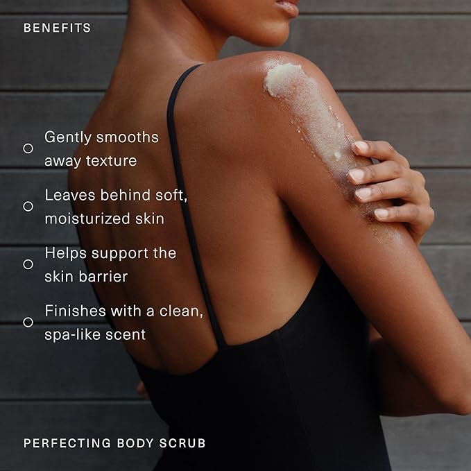 Oak Essentials Perfecting Body Scrub | Gentle Sugar Body Exfoliator for Visibly Smoother, Softer Skin, 7.1 Oz