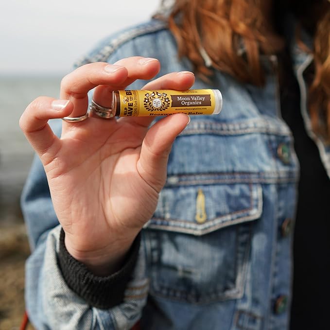 Moon Valley Organics Beeswax Lip Balm Vanilla,