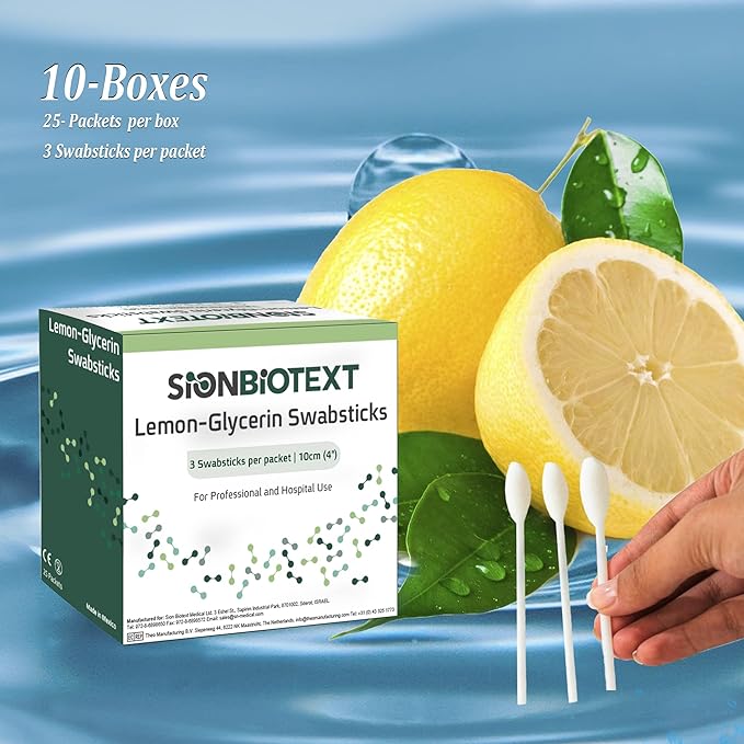 Lemon glycerin swabs (750 count