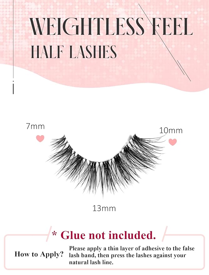 False Eyelashes Cat Eye Lashes Wispy Lashes Fake Lashes Natural Lashes Fake Eyelashes Natural Eyelashes Mink Lashes K4