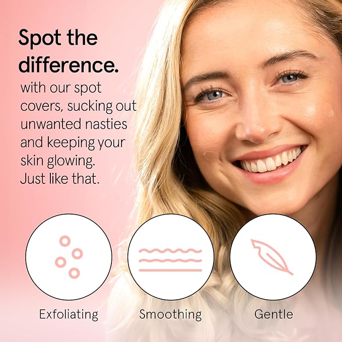 grace & stella Award Winning Multi-Size Pimple Patches for Face - Dermatologist Tested Acne Patches for Face - Hydrocolloid Patch for Breakouts, Whiteheads - Vegan Pimple Patch (Clear, 72 Pack)