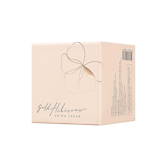 Gold Hibiscus Nourishing Grind Cream – In-Depth Hydration with Plant-Derived Collagen Face Cream, Skin Moisturizing Cream, Farm-to-Me Korean Skin Care, Vegan Cruelty-Free (1.58 Oz)