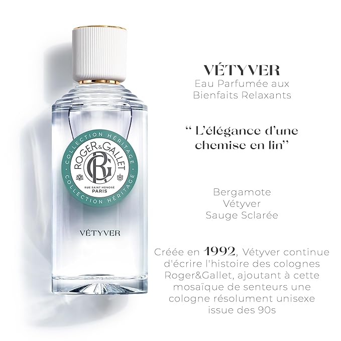 Roger & Gallet Vétyver Benefiting Scented Water 100 ml