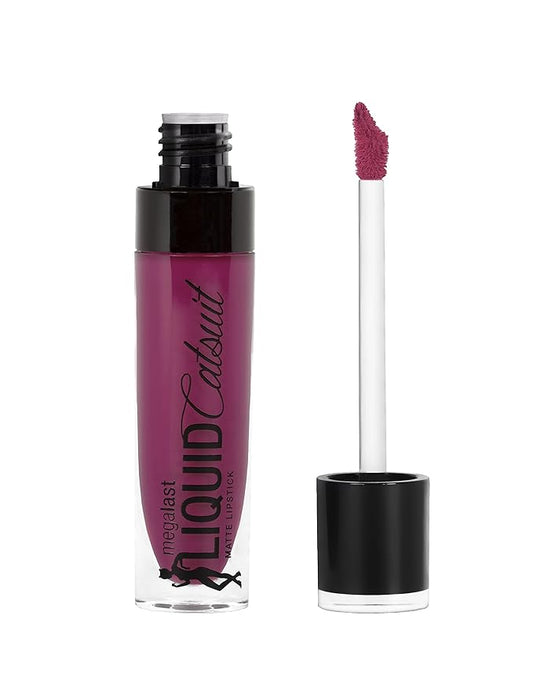 wet n wild Megalast Catsuit Matte Liquid Lipstick, Red Berry Recognize | Lip Color Makeup | Moisturizing | Creamy | Smudge Proof