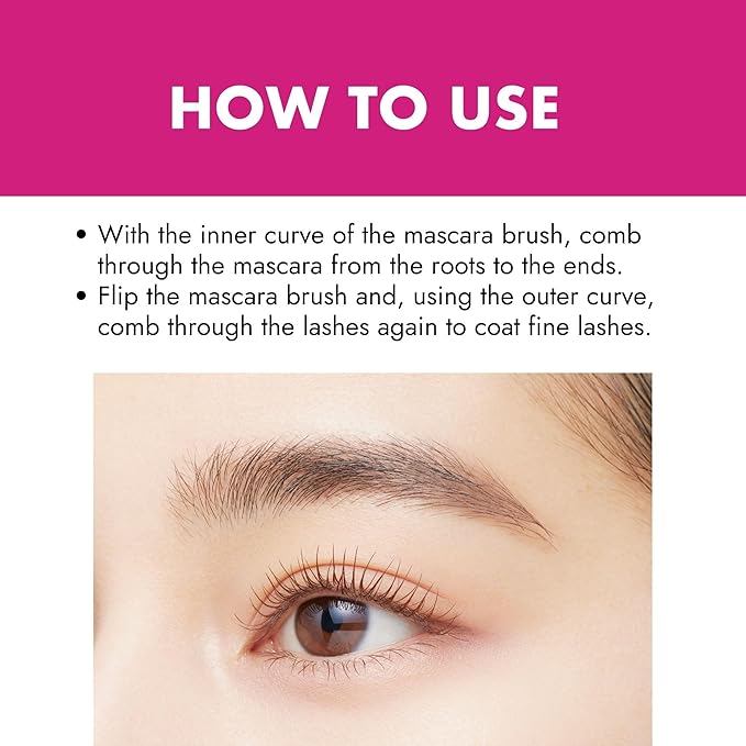 HEROINE MAKE by KISSME Brown Mascara Waterproof, Waterproof Mascara Volume and Length by Tubing Fiber for Long & Curl Eye Makeup for Women, Natural Lash Look for Sensitive Skin from Japan 1 EA