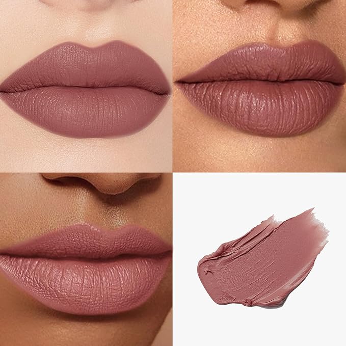 Catkin Moist Lipstick Hydrating High Impact Color Infused with Vitamin E and Avocado Oil Smooth Soft Texture Long Lasting Matte Finish 168