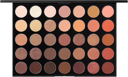 Morphe 35O Makeup Palette - Supernatural Glow Artistry Palette with Matte & Shimmer Neutral Shades - Made to Build, Blend & Layer Flawlessly for Everyday, Versatile Makeup Looks (1.98 oz)