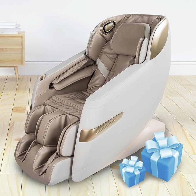 Titan Quantum Massage Chair | Taupe | Full Body & Zero Gravity Features | Customizable Massage Programs
