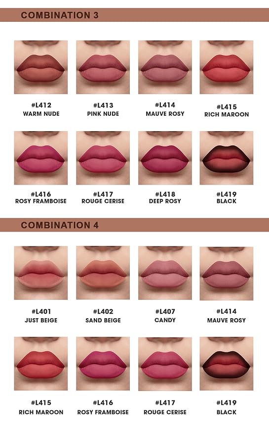 8pcs Nude Lip Liner Makeup Set - Waterproof & Smudge-Proof Matte Pencil, Long-Lasting & Durable, Smooth & Easy Glide, Non-Smudge, Contouring, Filling & Layering (Set 1, 8 Count (Pack of 1))