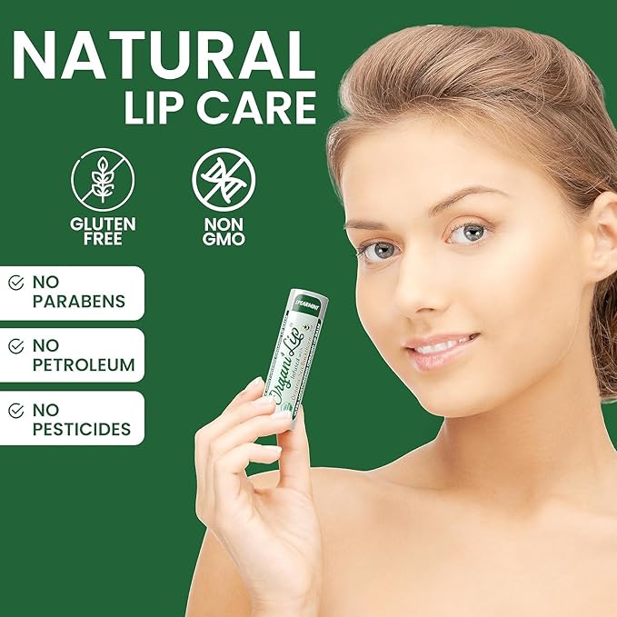 Organic Lip Balm, Spearmint Flavor, Ultra Organic,