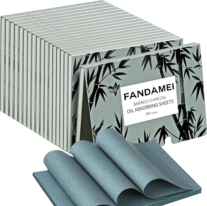 FANDAMEI 1800 Counts Oil Blotting Sheets For Face, Absorbing Tissues