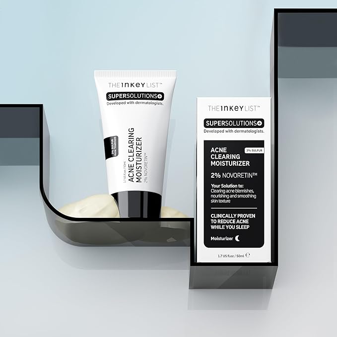 The INKEY List SuperSolutions Novoretin 2% Moisturizer, Skin Clearing Moisturizer to Reduce Blemishes and Breakouts While You Sleep, Non-Comedogenic 1.69 fl oz