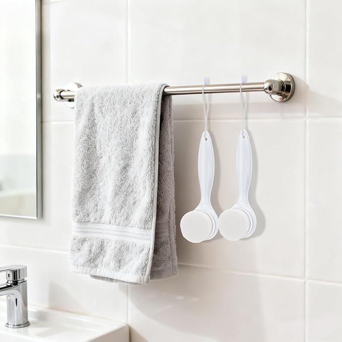 2 Pack Soft Bristle Facial Cleansing Brush for Deep Pore Cleaning, Face Exfoliating Scrub Brush for Face Cleansing Skincare Massaging (White)