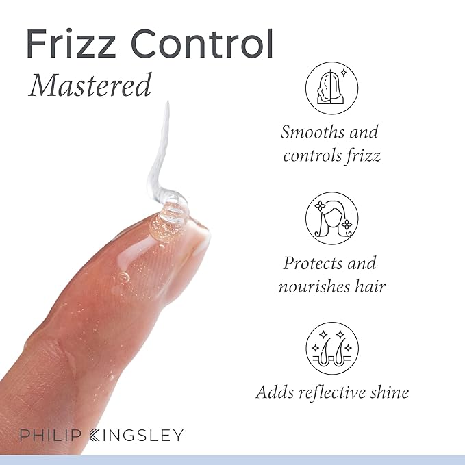 PHILIP KINGSLEY | Frizz-Fighting Hair Gloss | Smoothing Hair Serum to Control Frizz, Condition and Add Shine | 0.67oz