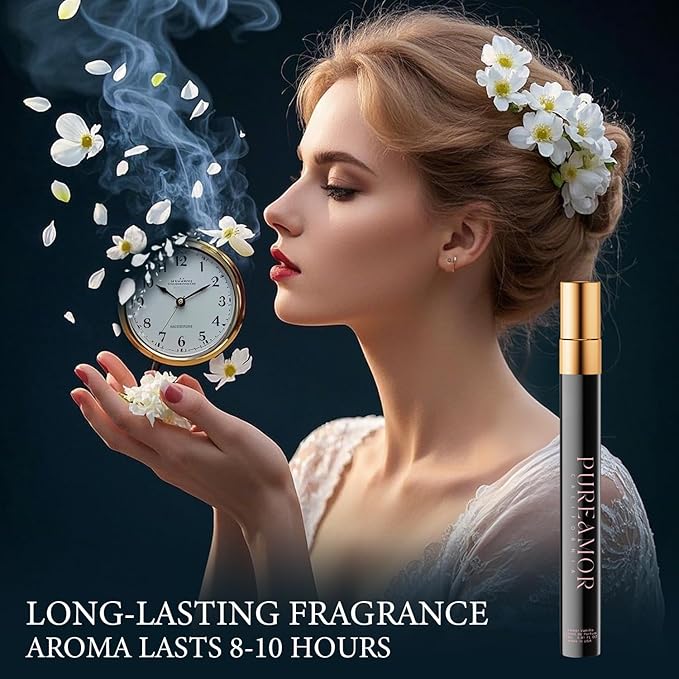 Pheromones Perfumes for Women, Amber Vanilla Perfume, Long Lasting Eau De Parfum Cologne, Advanced Fragrance Cologne for Men&Women, 0.41 fl.oz Travel Size Perfumes Spray