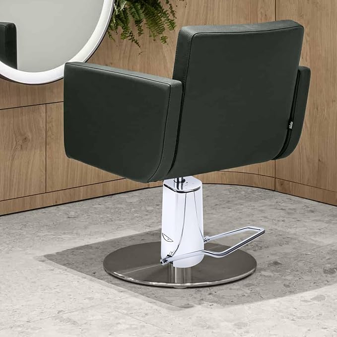 DYNAMI Salon Chair Hydraulic Pump with Base,Barber Chair Base Replacement 4 Screws Barber Chair Hydraulic Pump,Load 661lbs,for Beauty Salon Barber Hairdressing Styling Chairs(5.5in Adjustable Height)