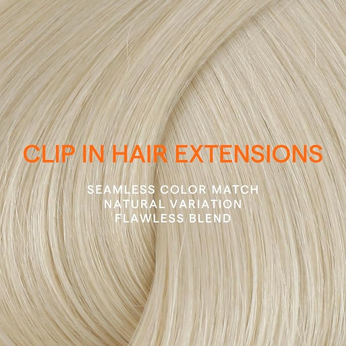 Full Shine Blonde Extensions Clip in for Thin Fine Hair Blonde Clip in Hair Extensions Human Hair for Dance 20 Inch 7 Pcs 120 G