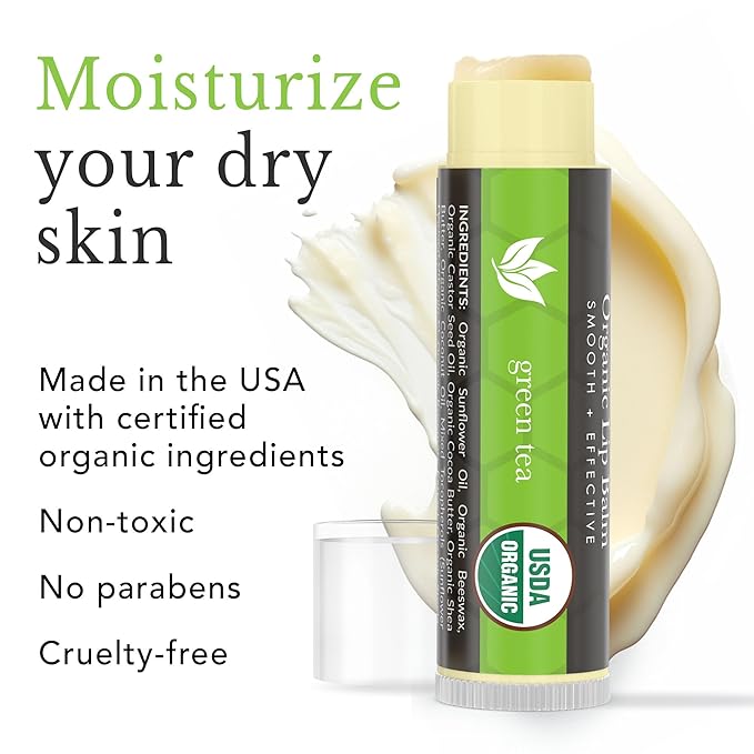 Natural lip balm chapstick pack