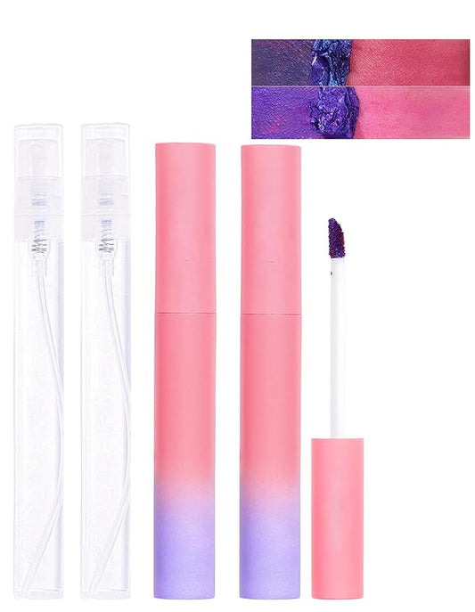 2 PCS Long-Lasting Peel Off Matte Lip Tint, Long-Lasting