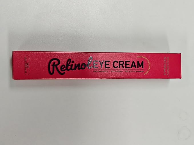Retinol Eye Cream for Puffiness and Dark Circle: Anti-Aging Peptide Collagen Under Eye Treatment Reduce Wrinkles & Bags, Fine Lines & Depuffer in 4 Weeks Day & Night, 1.05 fl. oz