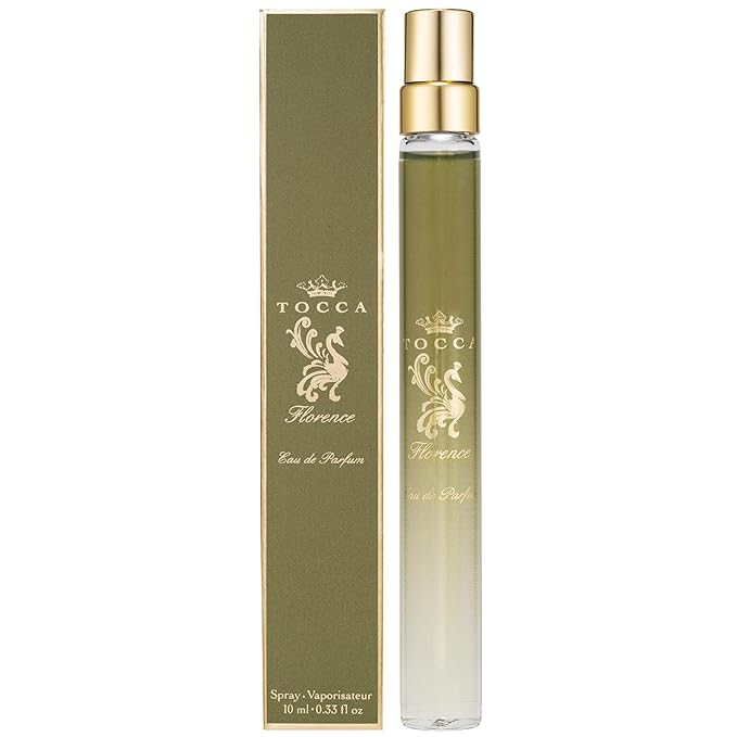 Tocca Florence Women's Perfume Travel Spray, 0.34 oz (10 ml) - Classic Floral, Bergamot, Pear, Gardenia Fragrance