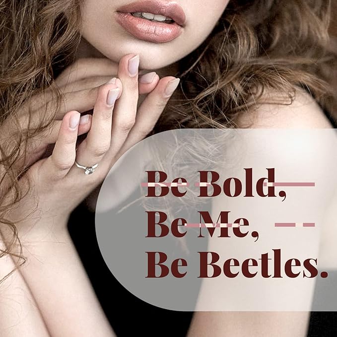 Beetles Matte Gel Top Coat for Gel Nail Polish, 7.5ML Chrome Proof Matte Top Coat No Wipe Powder-Resist Matte Finish for Detail Chrome Nail Powder Painting Long Lasting UV Nail Art