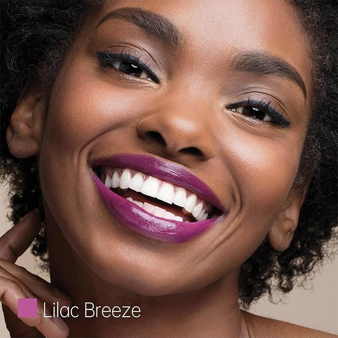 2-Pack Moisturizing Purple & Nude Pink Lipstick Set – Hydrating Creamy Lip Color for Dry, Cracked Lips, Weightless Glossy Lip Balm with Vitamin E, Long Lasting Vegan Lipstick