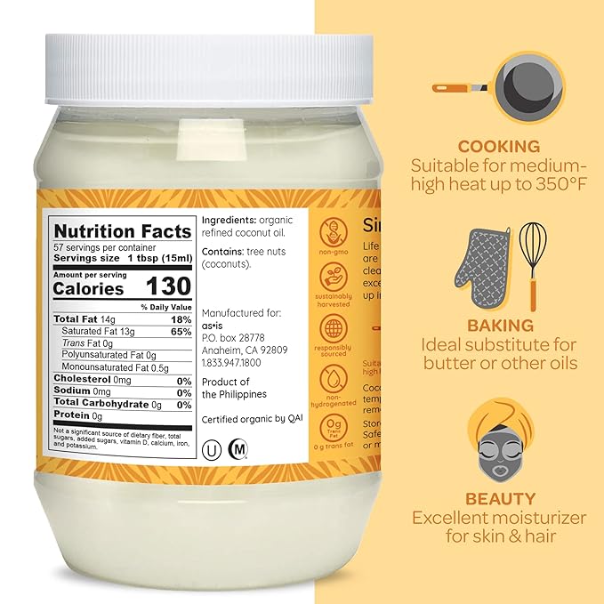 Simply as-is | Organic Refined Coconut