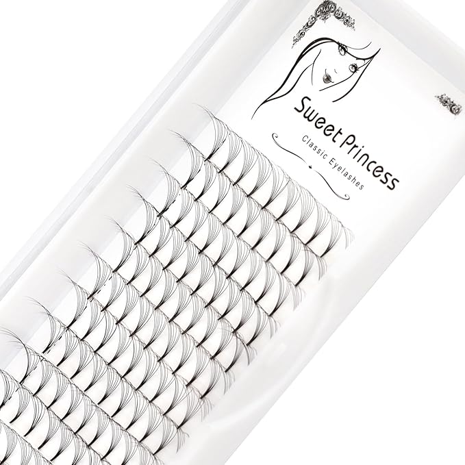 12rows 120pcs 10D Premade Volume Fans Eye Lashes Extensions Thickness 0.07mm D Curl Black Soft Individual False Eyelashes Makeup Fake Lashes Cluster 8-18mm to Choose (7D-4pack-12-13-14-15mm)