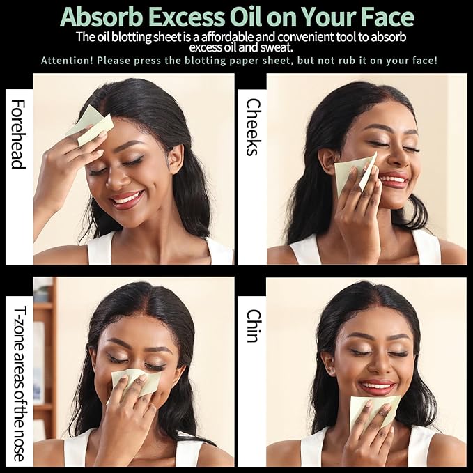 FANDAMEI Oil Blotting Sheets For Face, Oil Blotting 200 Counts