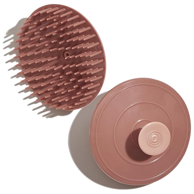 Kitsch Scalp Massager for Hair Care - Scalp Scrubber, Shampoo Brush & Exfoliator for All Hair Types - Relaxing & Exfoliating - Terracotta
