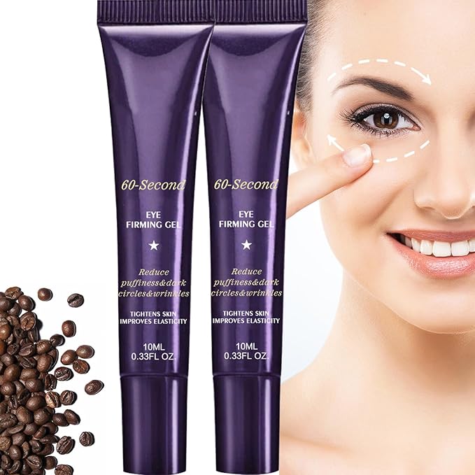 2PCS 60-Second Eye Effects Age-Defying Tinted Firming Gel, 60-Second Eye Firming Gel, Firming Eye Skin