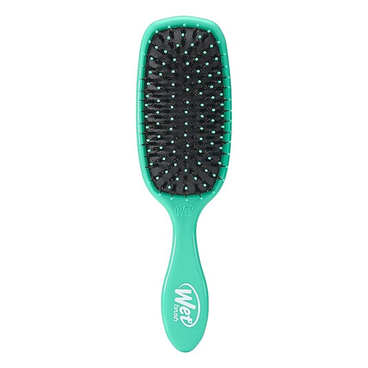 Wet Brush Shine Enhancer, Aqua, Natural Boar Bristles with Ultra-Soft IntelliFlex Technology, Leaves Hair Shiny and Smooth, Detangling Brush for All Hair Types, For Women, Men, Wet & Dry Styling