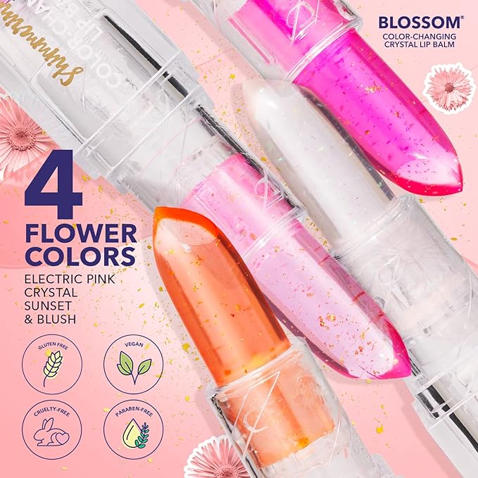 Blossom Moisturizing Color Changing Shimmering Lip Electric