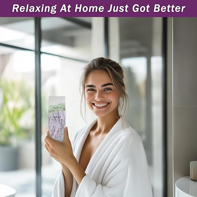 Spa Gift Baskets For Women - Luxury Bath Set With Lavender & Tea Tree Oil - Spa Kit Includes Body Wash, Bubble Bath, Lotion, Bath Salts, Body Scrub, Body Spray, Shower Puff, and Towel