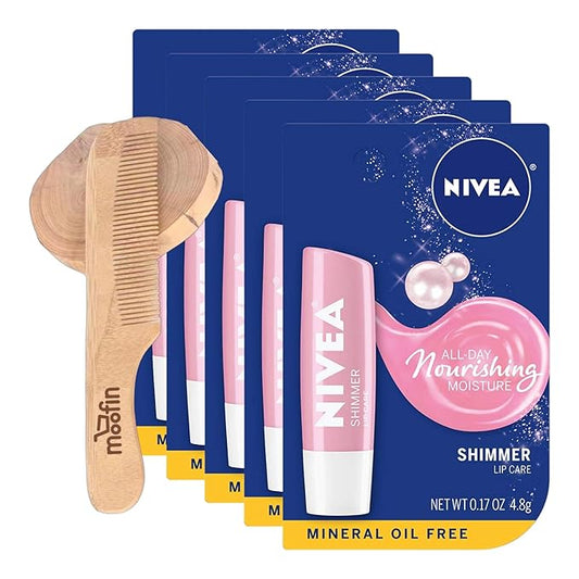 Nivea Lip Balm Shimmer Lip Care, Bundles