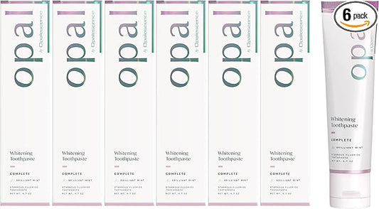 Opalescence Complete Stannous Fluoride for Prevention of Dental Decay, Sensivity, Gengivites & Whitening - (Pack of 6) Mint - 4.7 Ounce 5823-6