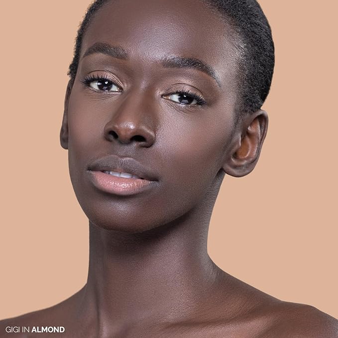 OFIR Elation Powder Blush for Cheeks | Buildable Pigment Adds Radiant Tone | Blurring Powder Softens Lines | Lightweight Texture for Lasting Glow | Almond Fruit - Rosy Taupe Shade 0.13 Oz