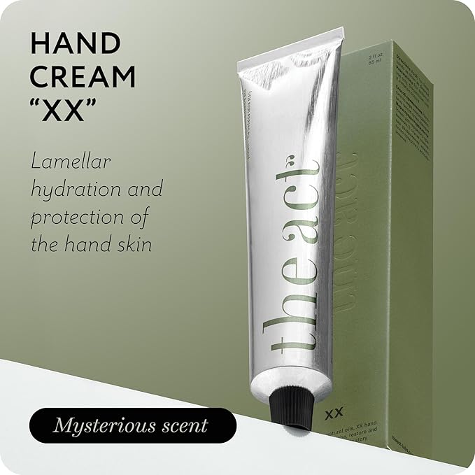 The Act Hand Cream for Women & Men, Luxurious Moisturizing Care with Almond Milk, Chocolate & Incense - Restores Skin Softness with a Warm, Lasting Fragrance, Organic, Vegan (2 Fl Oz, XX)