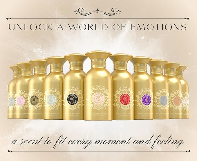 Talc-Free Body Powder for Women for Daily Use and After Bath with Fragrant Dusting Powder - Tiramani 365 g (Puff not Included)