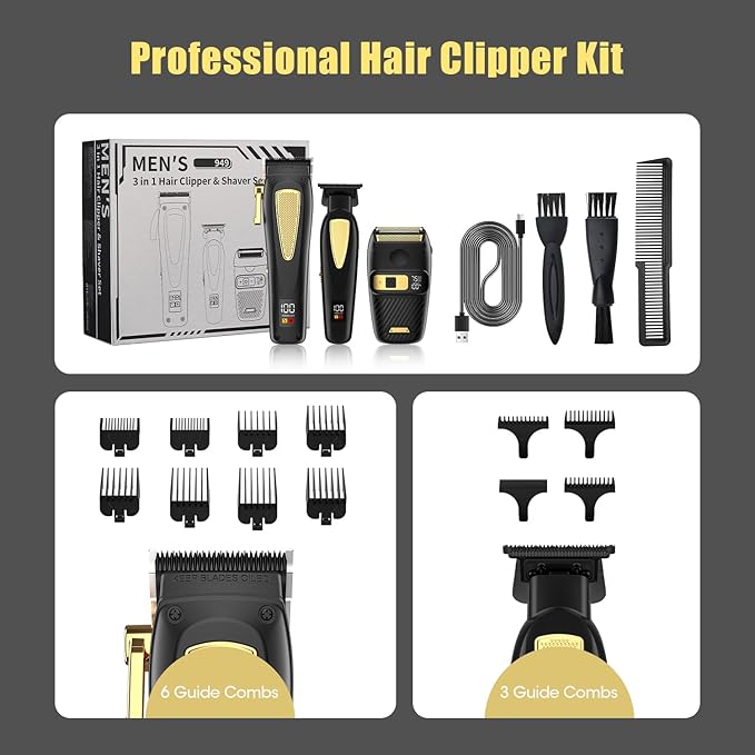 Hair Clippers for Men Cordless