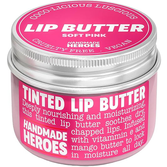 100% Natural Tinted Lip Butter Sleeping (Light