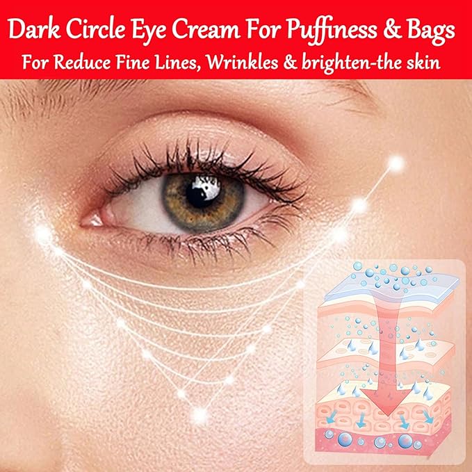 Pomegranate Eye Cream, Under Eye Cream For Dark Circles, Dark Circle Eye Cream For Puffiness And Bags, Anti Aging Eye Cream For Reduce Fine Lines & Wrinkles